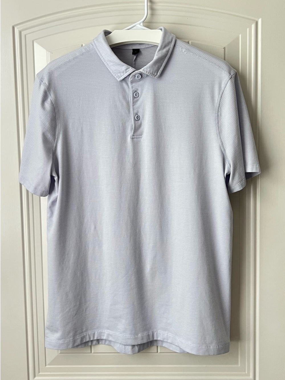 Lululemon Evolution Polo Gray Men’s L Performance Stretch Golf Shirt